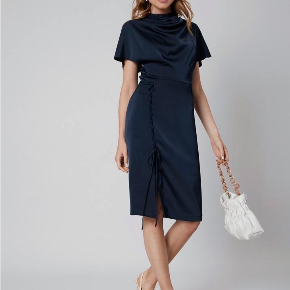 Elegant navy blue Dress